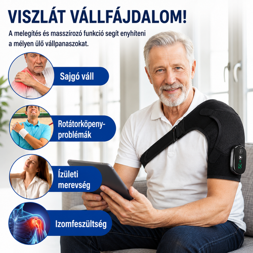 VállRelax Pro – Intelligens Terápiás Vállöv