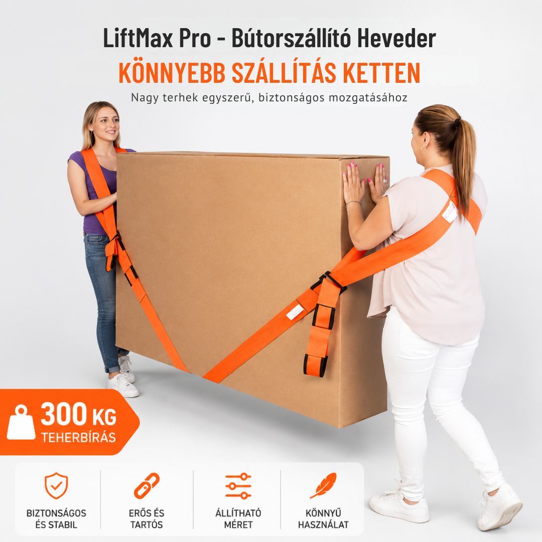 LiftMax Pro - Bútorszállító Heveder